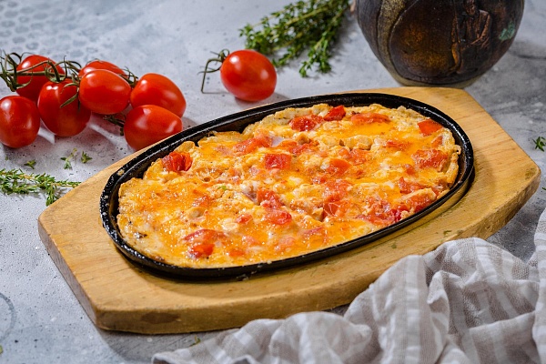 Яичница с бакинскими помидорами