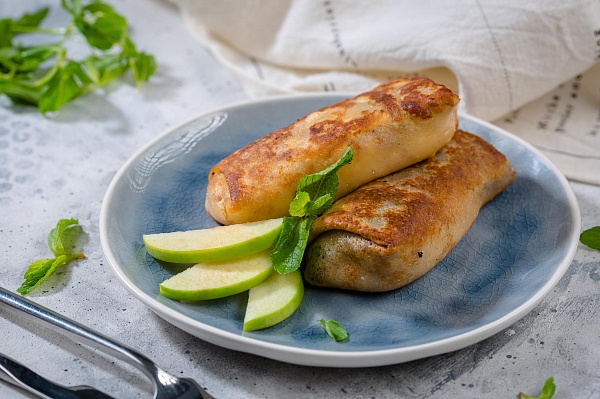 Блинчики с творогом